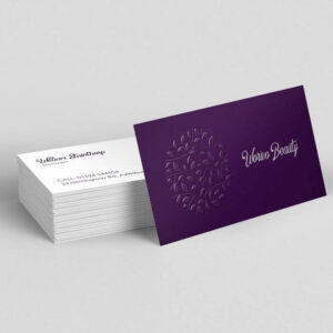 Matt UV visiting Card