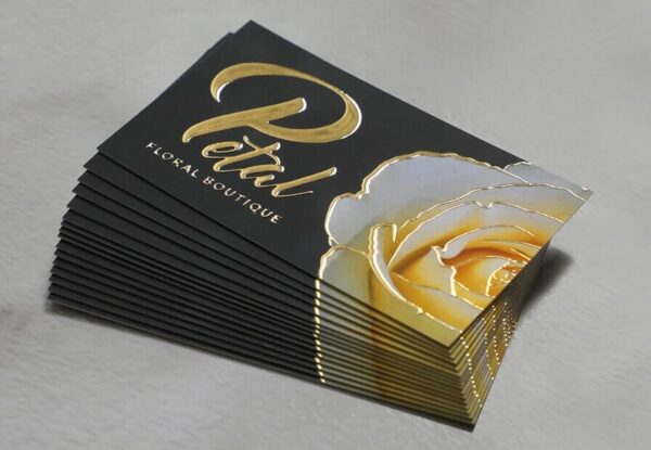 Matt Gold UV Business Card