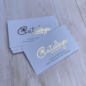 Velvet Gold UV Business Card