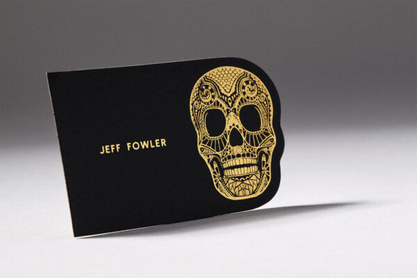 Matt Gold Die Business Card (800GSM)