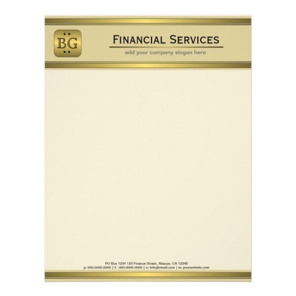 cream color letterhead