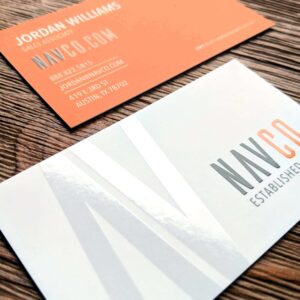 Velvet UV Business Card