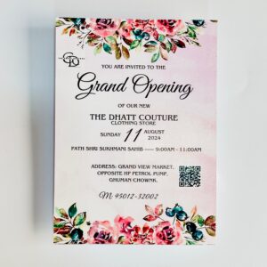 Special invitation card